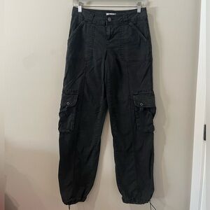 Garage Black Cargo Pants